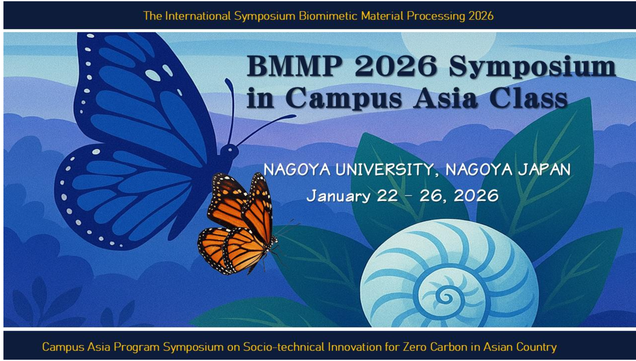 BMMP2026
                    SYMPOSIUM in Campus ASIA Class, JAN 22-26, 2026